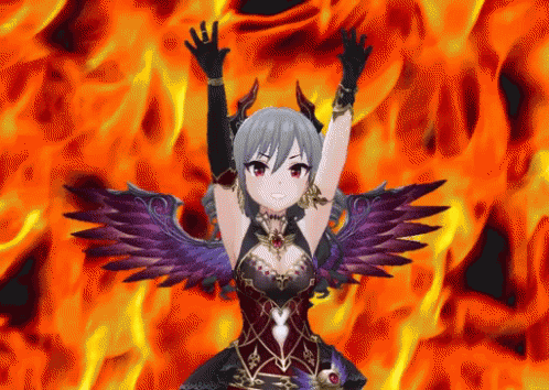 Ranko Kanzaki Hell GIF - Ranko Kanzaki Hell Idolmaster GIFs