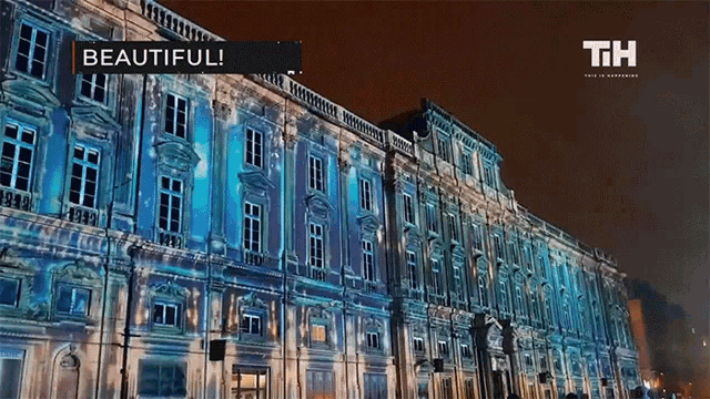 Lights Building GIF - Lights Building Colorful GIFs