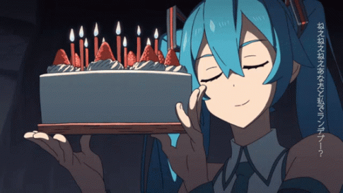 Hatsune Miku Happy Birthday GIF - Hatsune Miku Happy Birthday GIFs