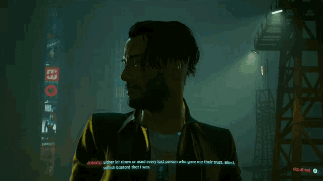 johnny either let down or used every last person who gave me their trust killed selfish bastard that i was