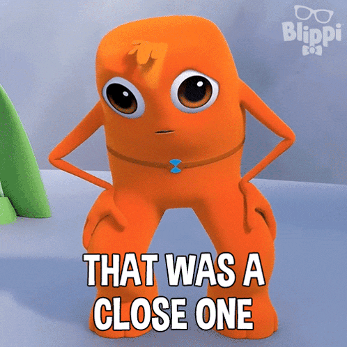 That Was A Close One Bendjamin GIF - That Was A Close One Bendjamin Blippi Wonders - Educational Cartoons For Kids GIFs