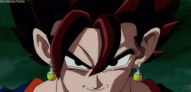 a close up of a cartoon character with the name demigodx tonio written below it