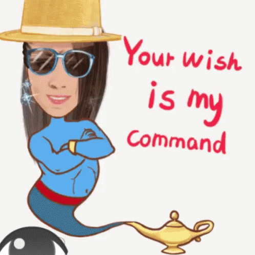 Genie Your Wish Is My Command GIF - Genie Your Wish Is My Command Saquinon GIFs