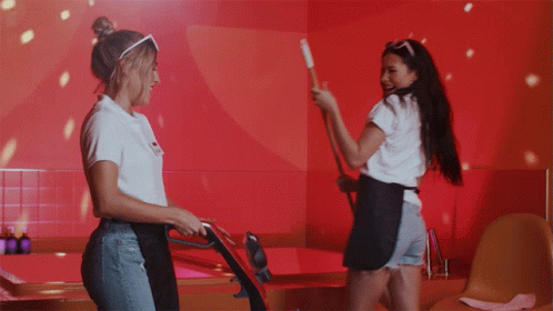 Cleaning Maddie Marlow GIF - Cleaning Maddie Marlow Tae Dye GIFs