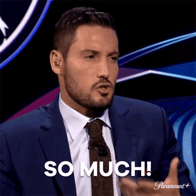 a man in a suit and tie says so much on paramount +