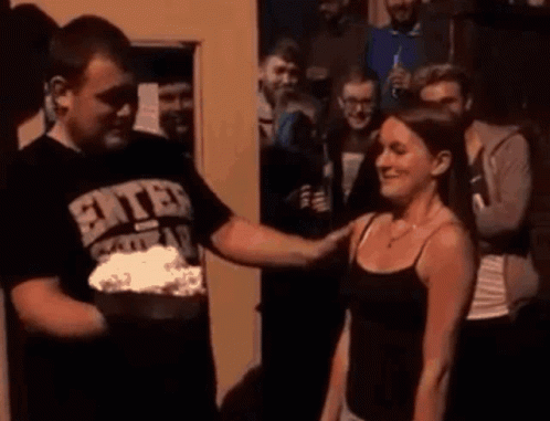Pie In The Face Forfeit GIF - Pie In The Face Forfeit Public GIFs