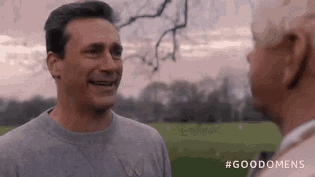 Good Omens Awkward GIF