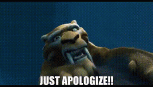 Ice Age Diego GIF - Ice Age Diego Just Apologize GIFs