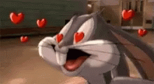 Wow Bugs Bunny GIF - Wow Bugs Bunny In Love GIFs