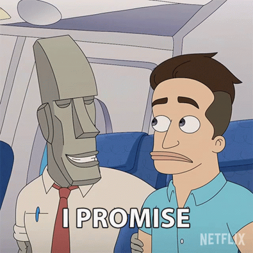 I Promise Pete The Logic Rock GIF - I Promise Pete The Logic Rock Human Resources GIFs