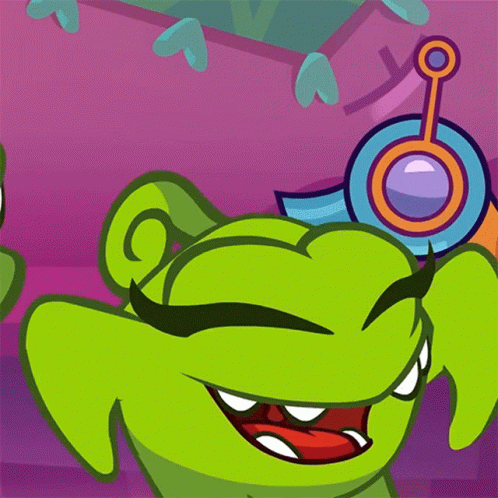 Happy Om Nelle GIF - Happy Om Nelle Om Nom And Cut The Rope GIFs