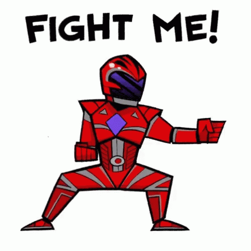 Red Ranger Fight Me GIF - Red Ranger Fight Me GIFs
