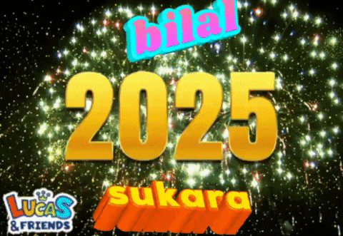 a lucas & friends advertisement with fireworks behind the numbers 2025