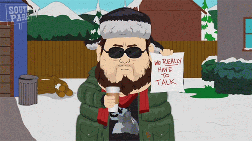 We Really Have To Talk Dick Slapperman GIF - We Really Have To Talk Dick Slapperman South Park GIFs