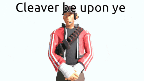 a purple background with the words " cleaver be upon ye " on it