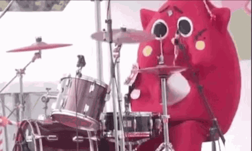 Rock And Roll Drummer GIF - Rock And Roll Drummer Rockstar GIFs