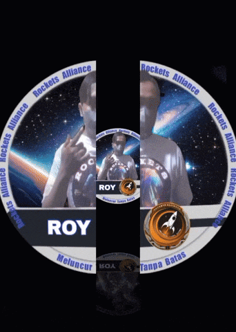 a man in a rockets alliance shirt is in a circle