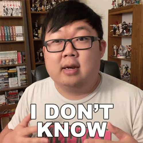 I Dont Know Sungwon Cho GIF - I Dont Know Sungwon Cho Prozd GIFs