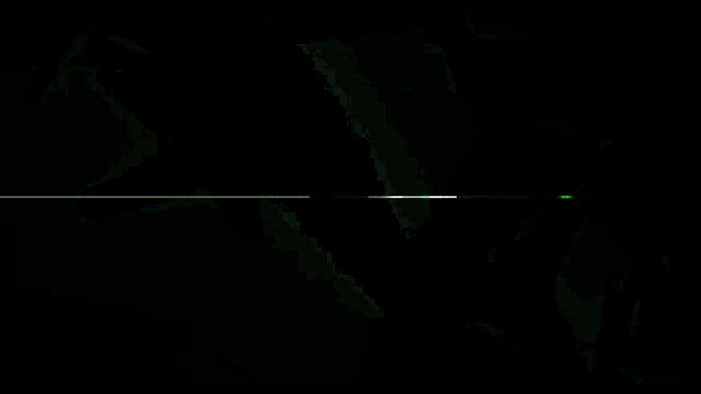 a green and white background with a few lines coming out of it