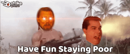 Hfsp Have Fun Staying Poor GIF - Hfsp Have Fun Staying Poor Laughing Leo GIFs