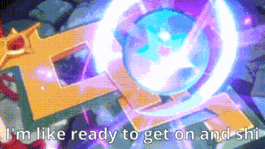 a pixelated image with the words " i 'm like ready to get on and shi " at the bottom