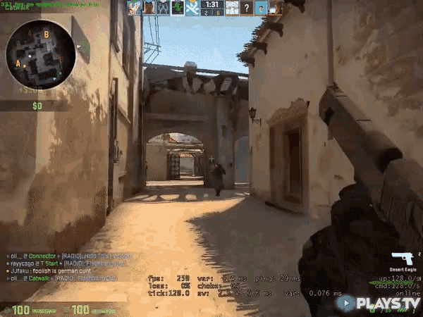 a screenshot of a video game shows a player holding a gun