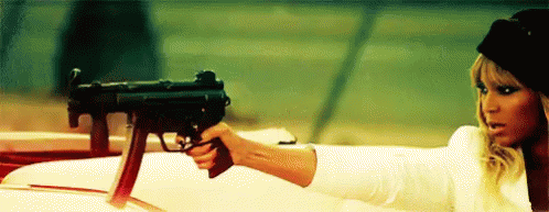 Beyonce Gun GIF - Beyonce Gun Smg GIFs