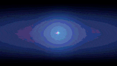 a purple and blue background with a few lines of text