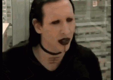 Mm GIF - Marilyn Manson Goth Gothic GIFs
