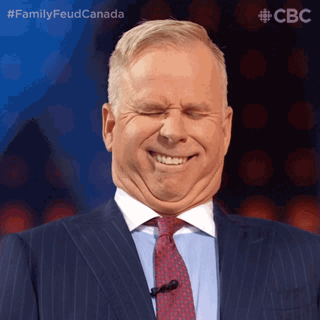 Making A Silly Face Gerry Dee GIF - Making A Silly Face Gerry Dee Family Feud Canada GIFs