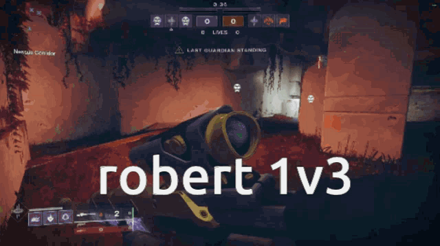 robert 1v3 is the name of the person playing the game