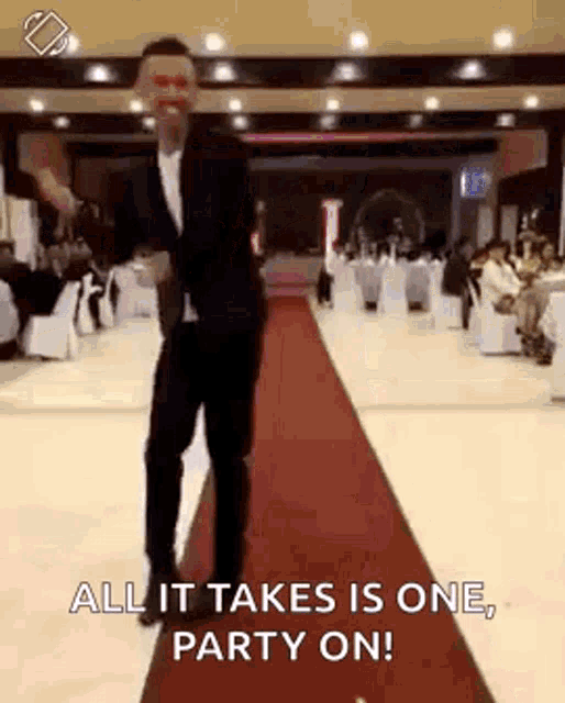 Lets Party Dancing GIF - Lets Party Dancing All It Takes Is One GIFs