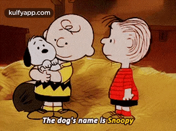 The Dog'S Name Is Snoopy.Gif GIF - The Dog'S Name Is Snoopy Text Art GIFs