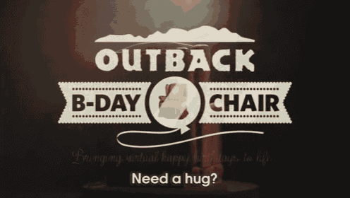 A Chair That Hugs You On Your Bday Through Fb Likes GIF - Outback Chair Hug Need A Hug GIFs