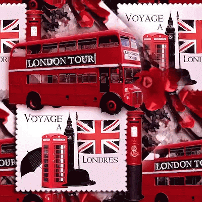 London Tour Double Decker Bus GIF