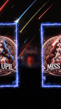 two cards with a lady on them that say miss upii