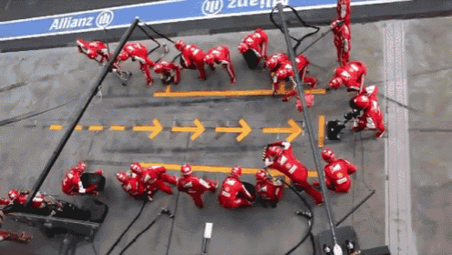 Pit Stop Perfection GIF - Pitstop Crew F1 GIFs