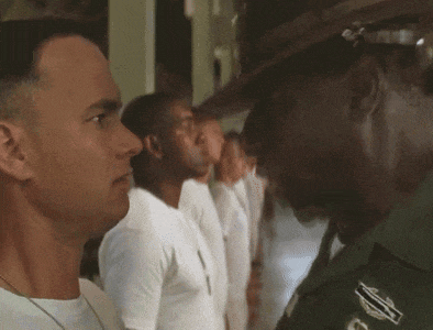 Forest Gump Drill Sargeant GIF