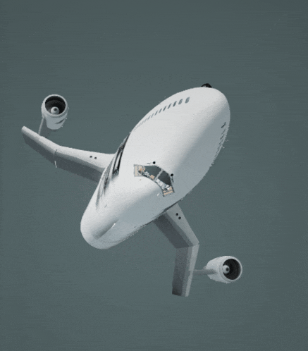 a white airplane is flying in the sky with the word jet on the front of it