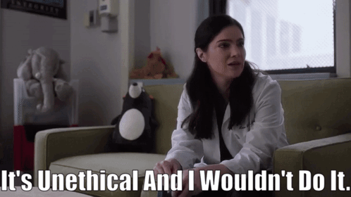 New Amsterdam Lauren Bloom GIF - New Amsterdam Lauren Bloom Its Unethical And I Wouldnt Do It GIFs