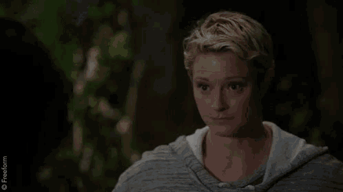 a woman is talking to another woman and saying `` i know you can do better than that . ''