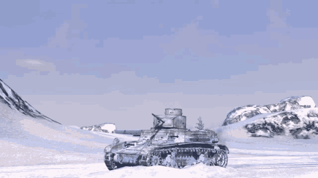 World Of Tanks Snow GIF - World Of Tanks Snow GIFs