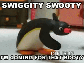 Coming For That Booty Penguin GIF - Coming For That Booty Penguin Walking GIFs