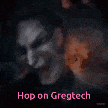a collage of images with the words hop on gregtech at the top