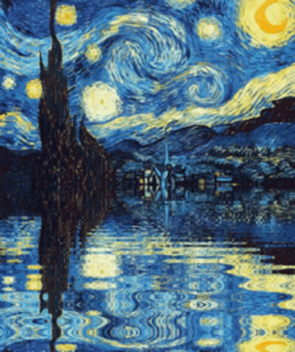 Starry Night Van Gogh GIF - Starry Night Van Gogh Peace GIFs