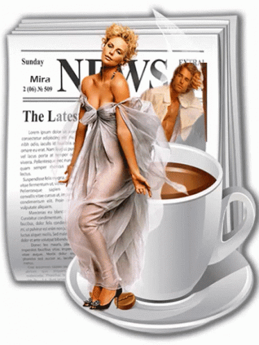 News Paper GIF - News Paper Tea GIFs