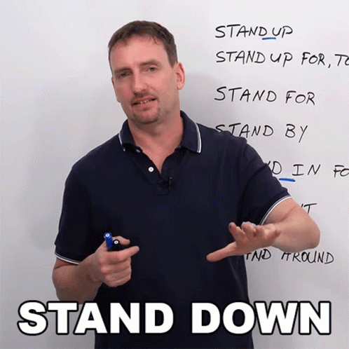 Stand Down Adam GIF - Stand Down Adam Engvid GIFs