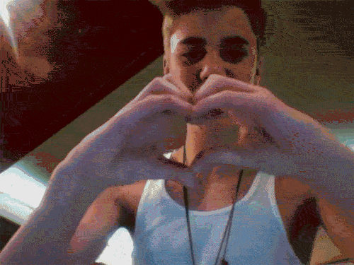 Heart  저스틴 비버 하트 사랑 GIF - Justin Bieber Jb Heart GIFs