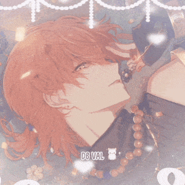 a boy with a scarf around his neck is holding a cup of coffee with the words do val on the bottom right