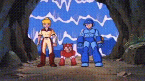 Mg Mega Man Looking Around GIF - Mg Mega Man Mega Man Looking Around GIFs